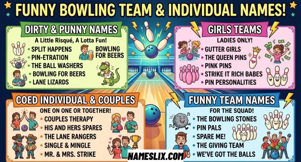 Funny Bowling Names