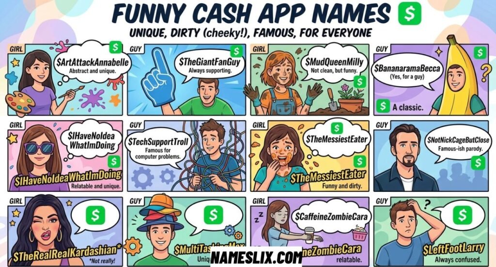 Funny Cash App Names