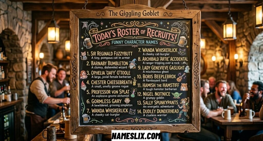 Funny Character Names