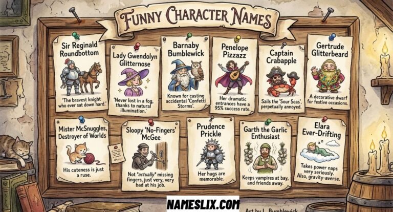 Funny Character Names