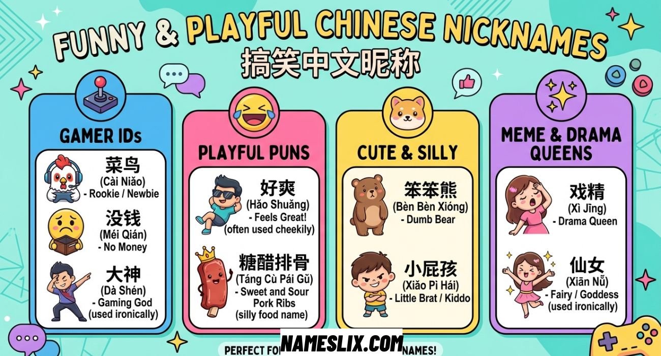 Funny Chinese Names