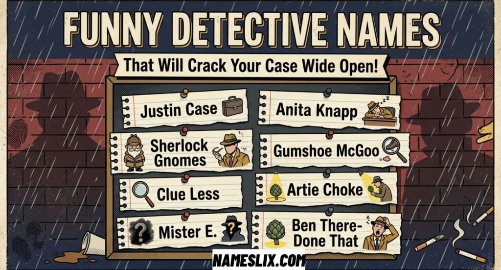 Funny Detective Names