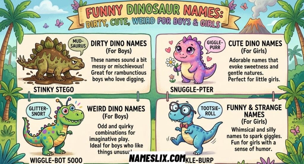 Funny Dinosaur Names