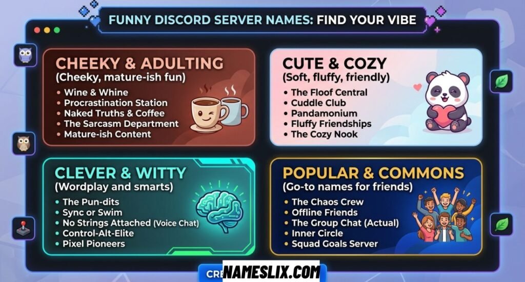 Funny Discord Server Names