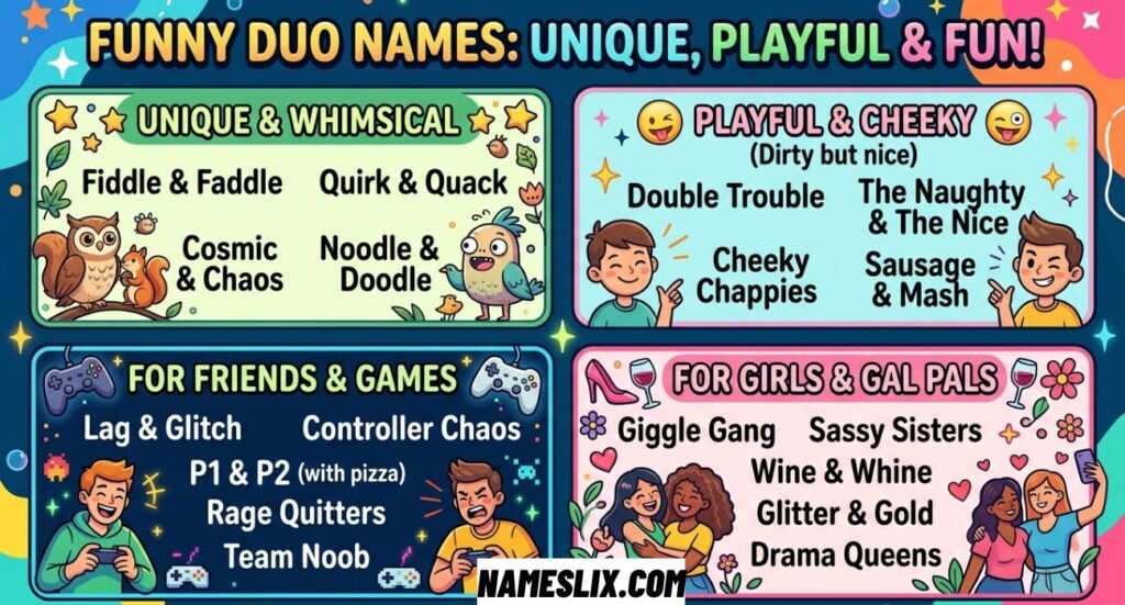 Funny Duo Names