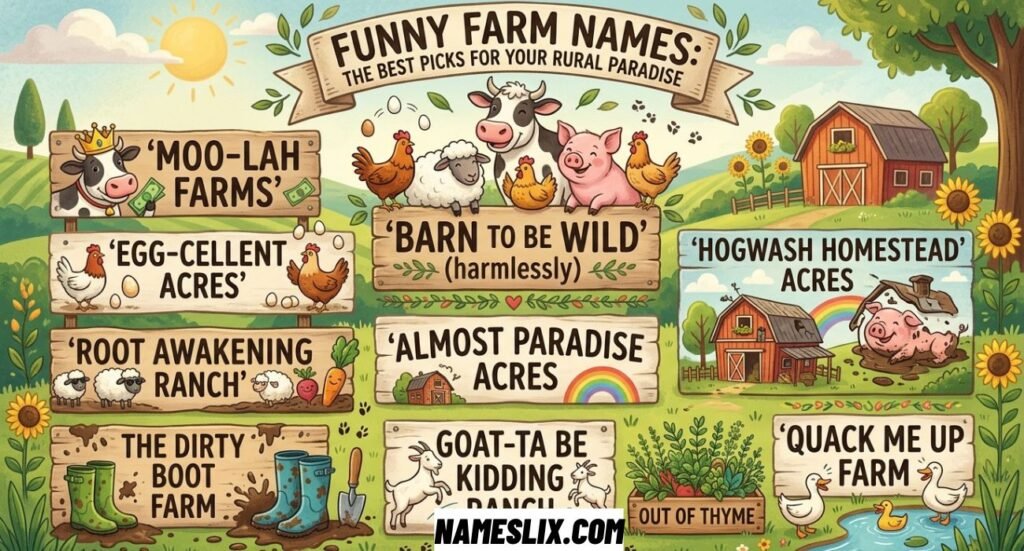 Funny Farm Names