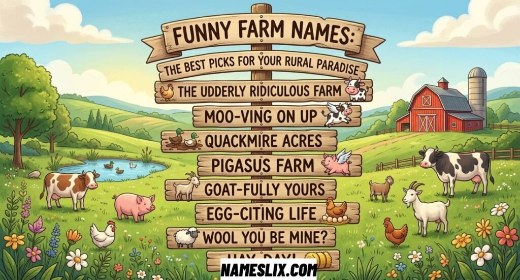 Funny Farm Names