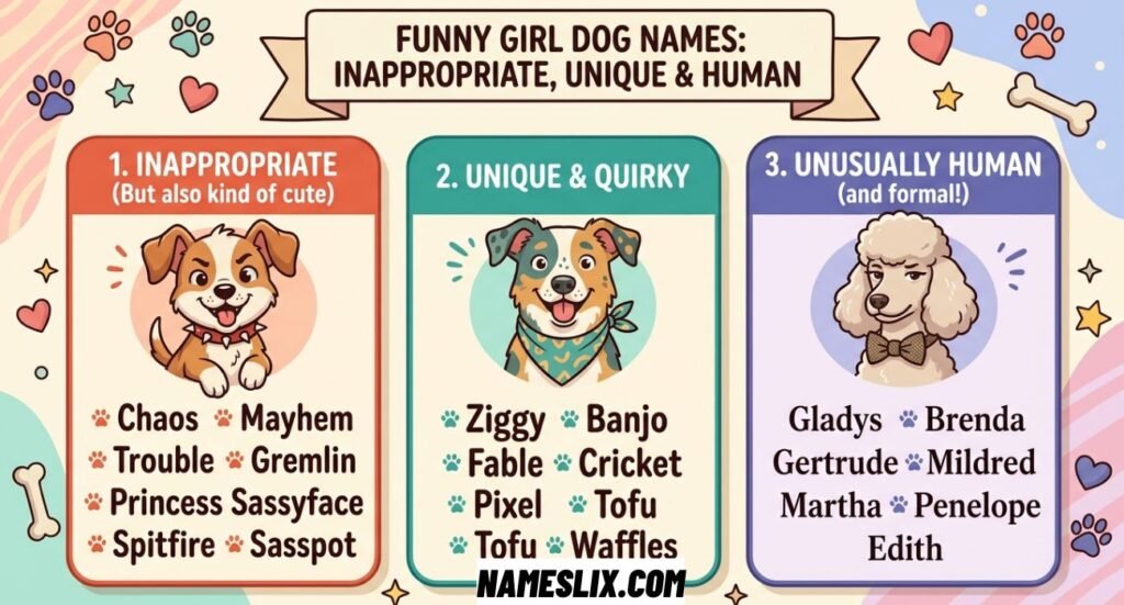 Funny Girl Dog Names