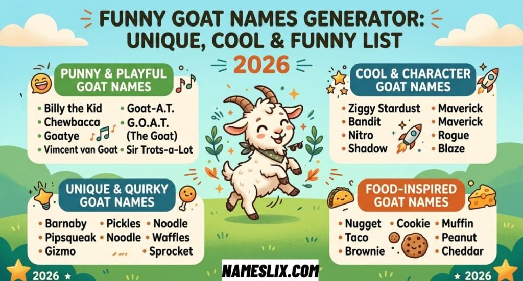 Funny Goat Names