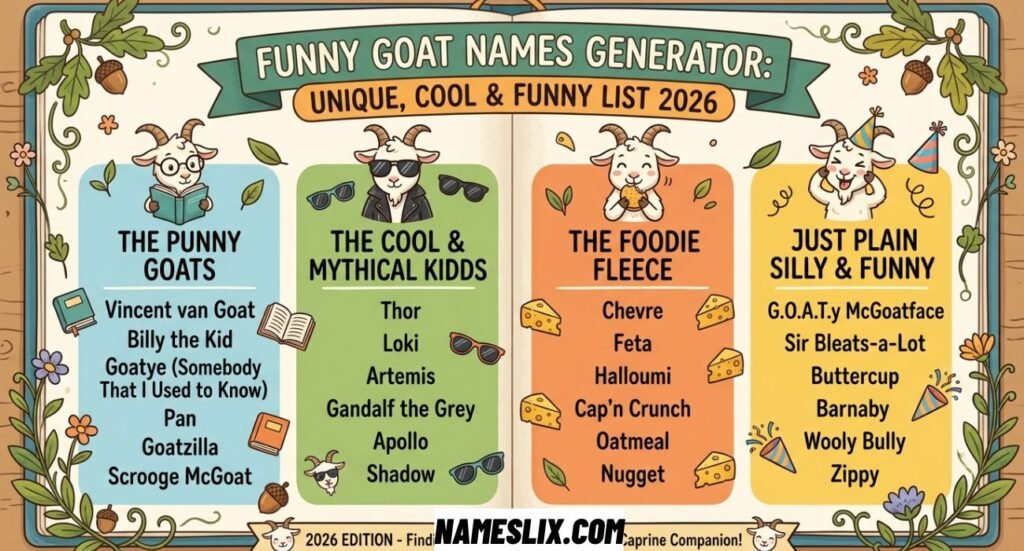 Funny Goat Names