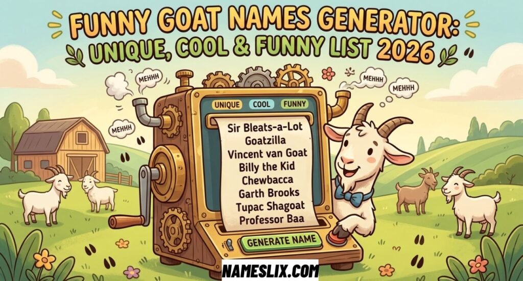 Funny Goat Names