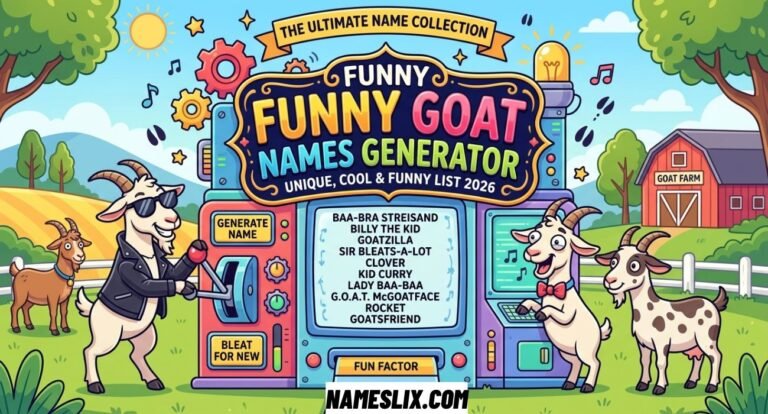 Funny Goat Names
