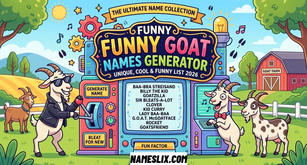 Funny Goat Names