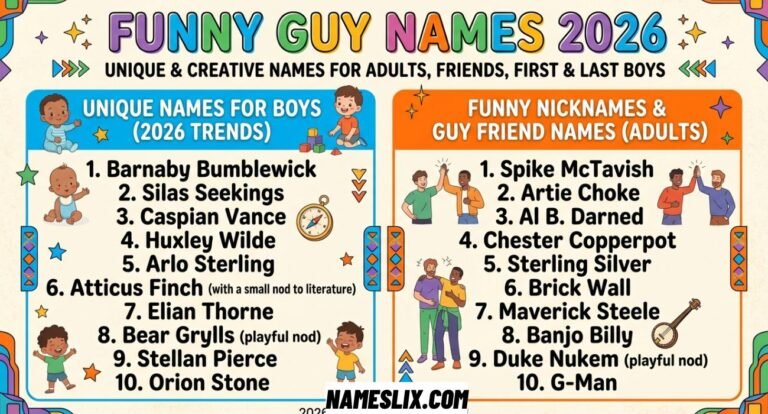 Funny Guy Names