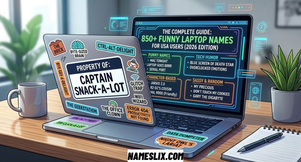 Funny Laptop Names