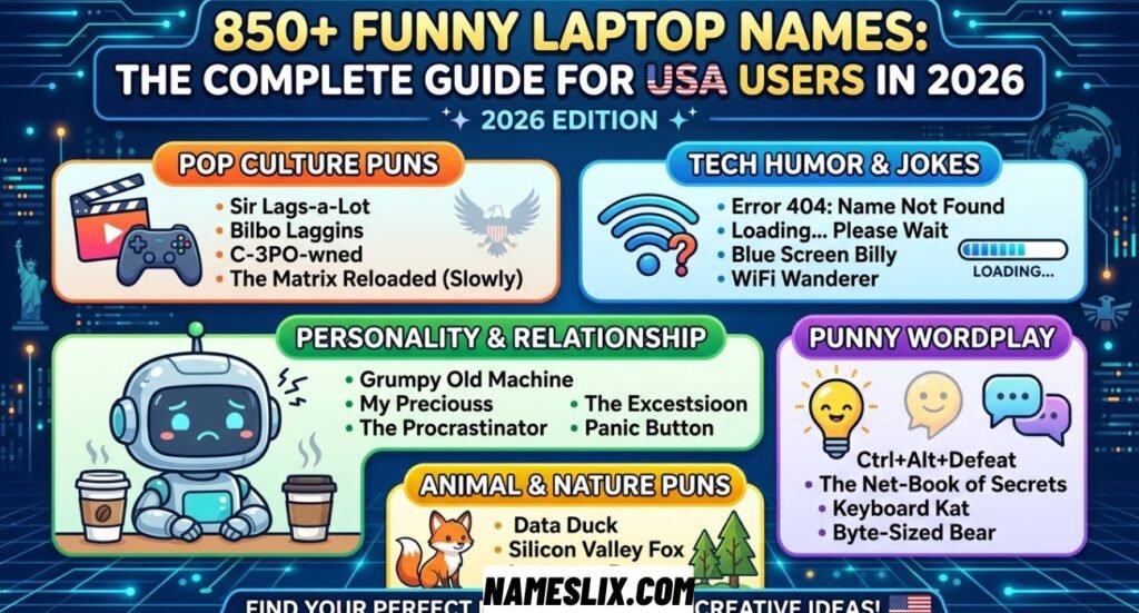 Funny Laptop Names