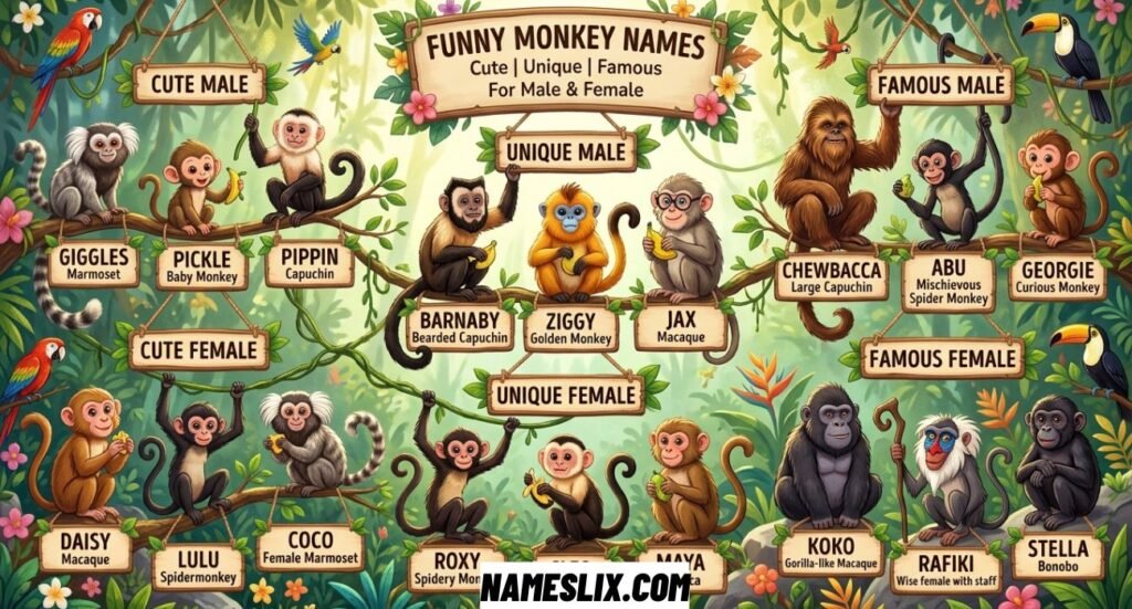Funny Monkey Names