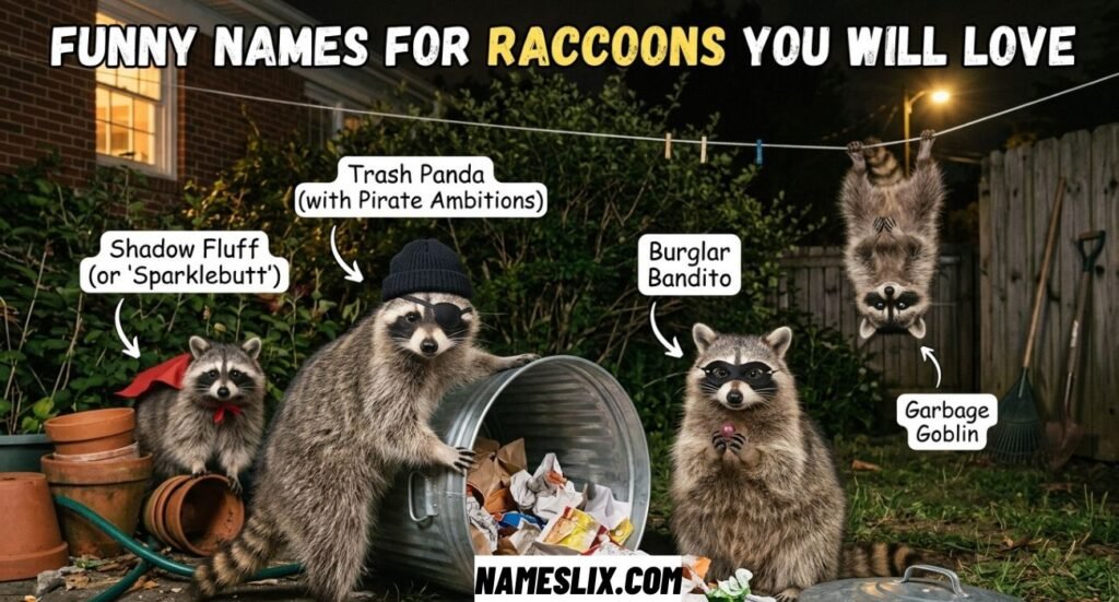 Funny Names For Raccoons