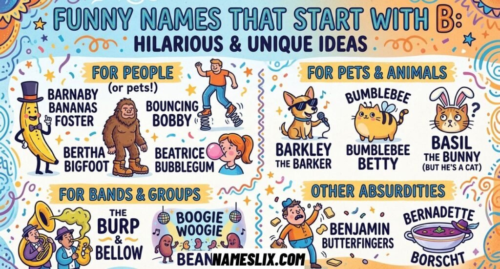 Funny Names That Start With B