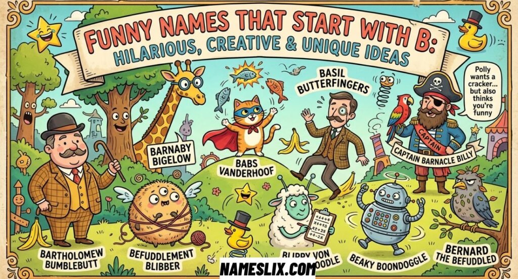 Funny Names That Start With B