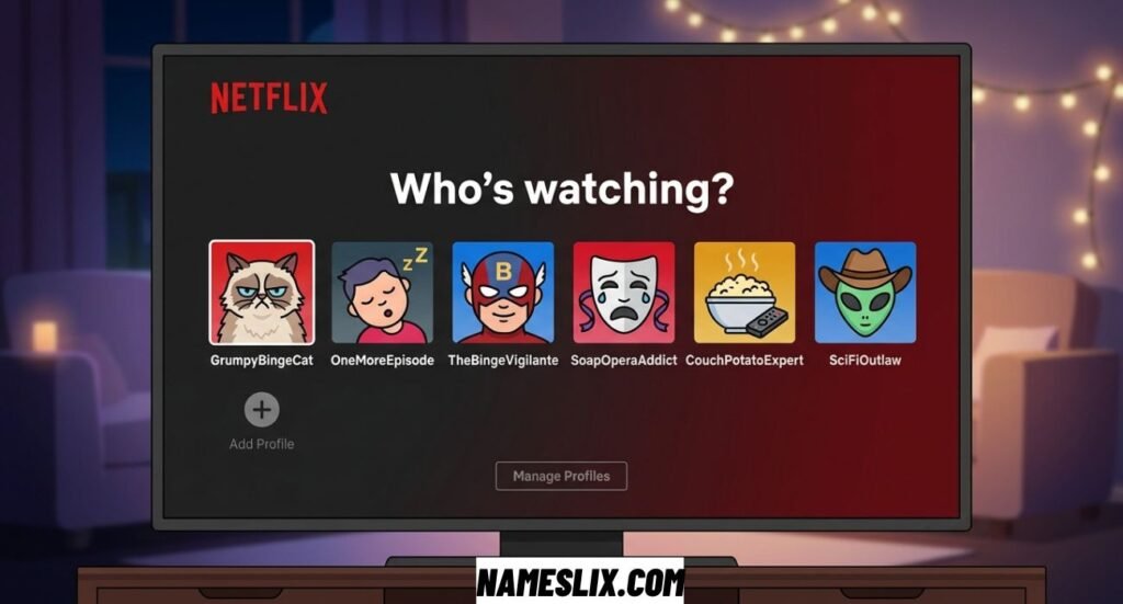 Funny Netflix Profile Names