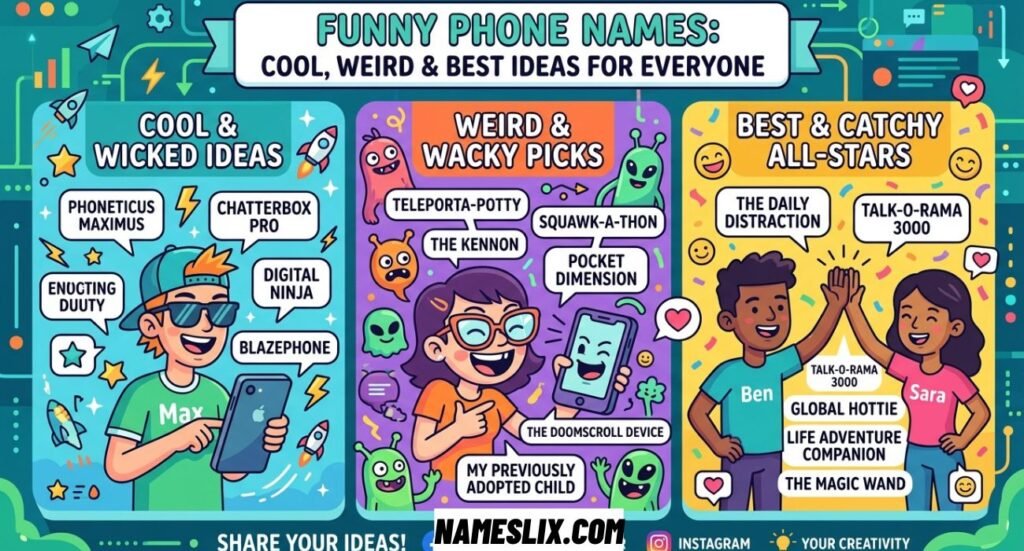 Funny Phone Names