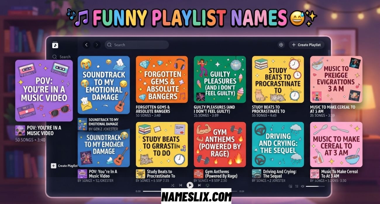 Funny Playlist Names
