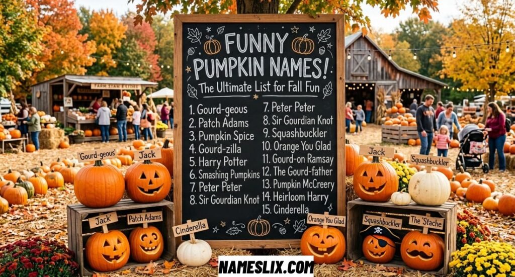 Funny Pumpkin Names