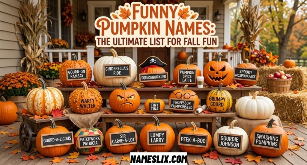 Funny Pumpkin Names
