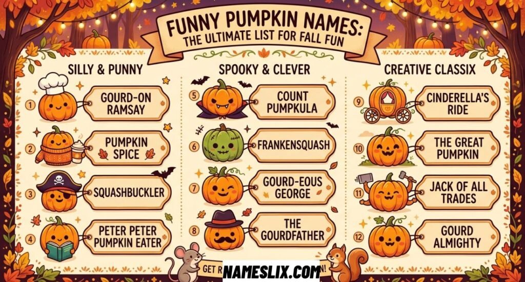 Funny Pumpkin Names