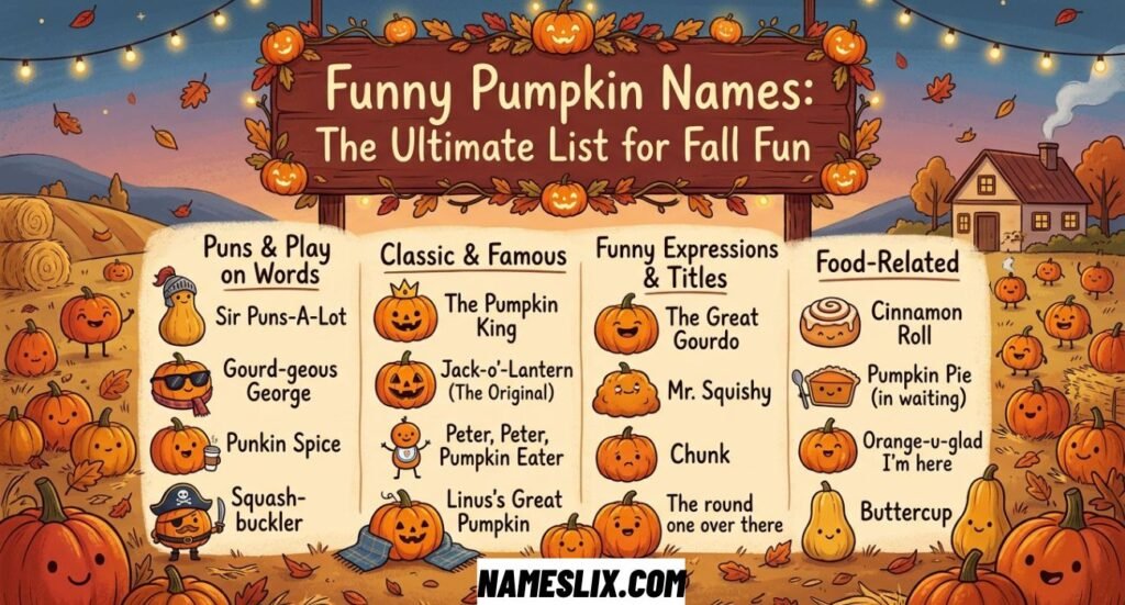 Funny Pumpkin Names