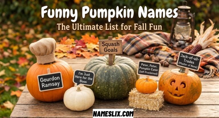 Funny Pumpkin Names