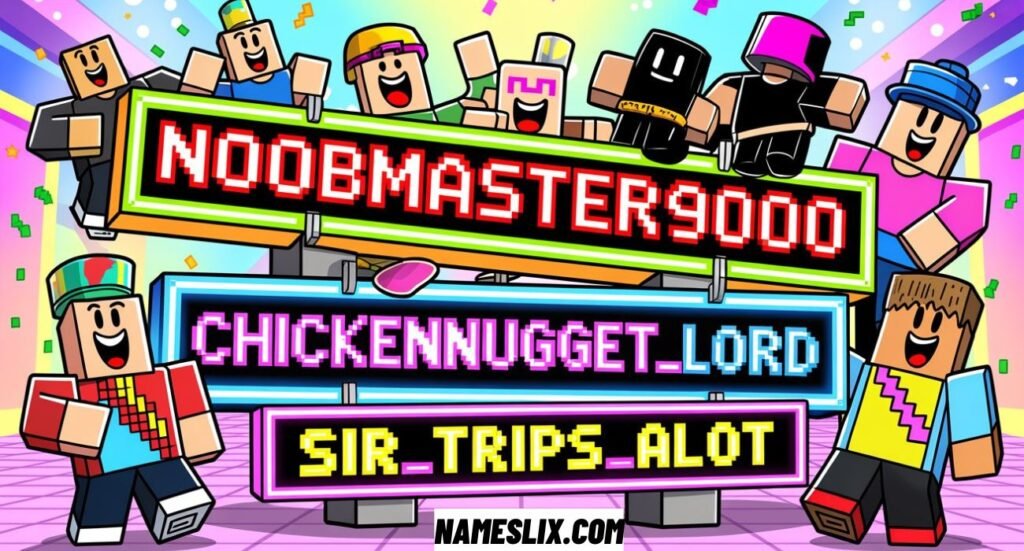Funny Roblox Names
