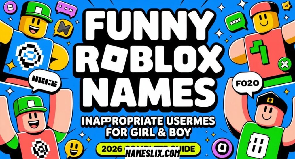 Funny Roblox Names