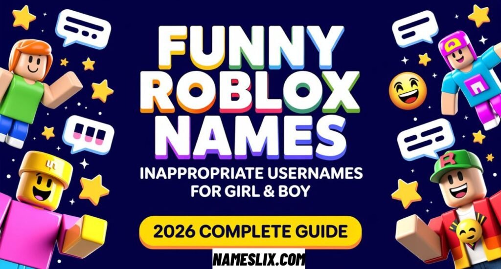Funny Roblox Names