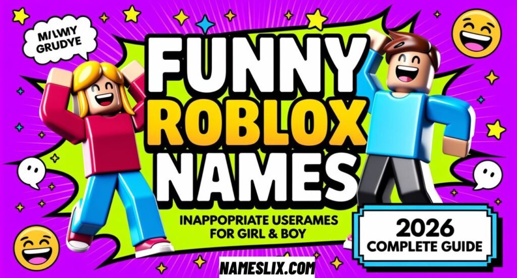 Funny Roblox Names