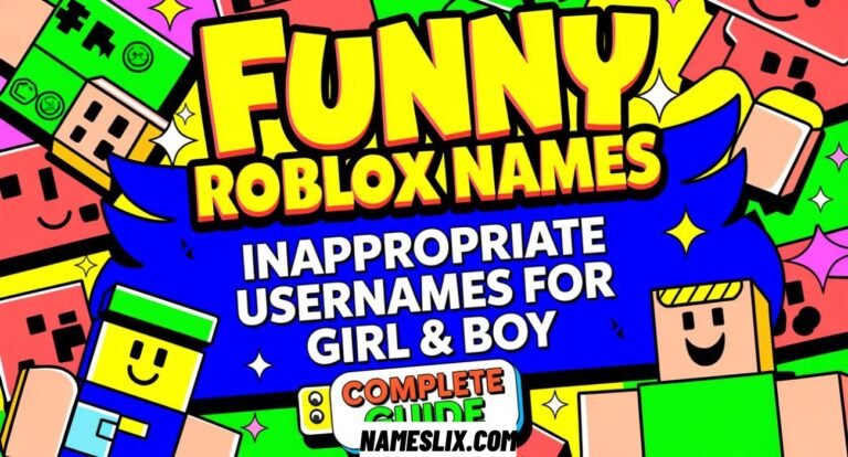 Funny Roblox Names