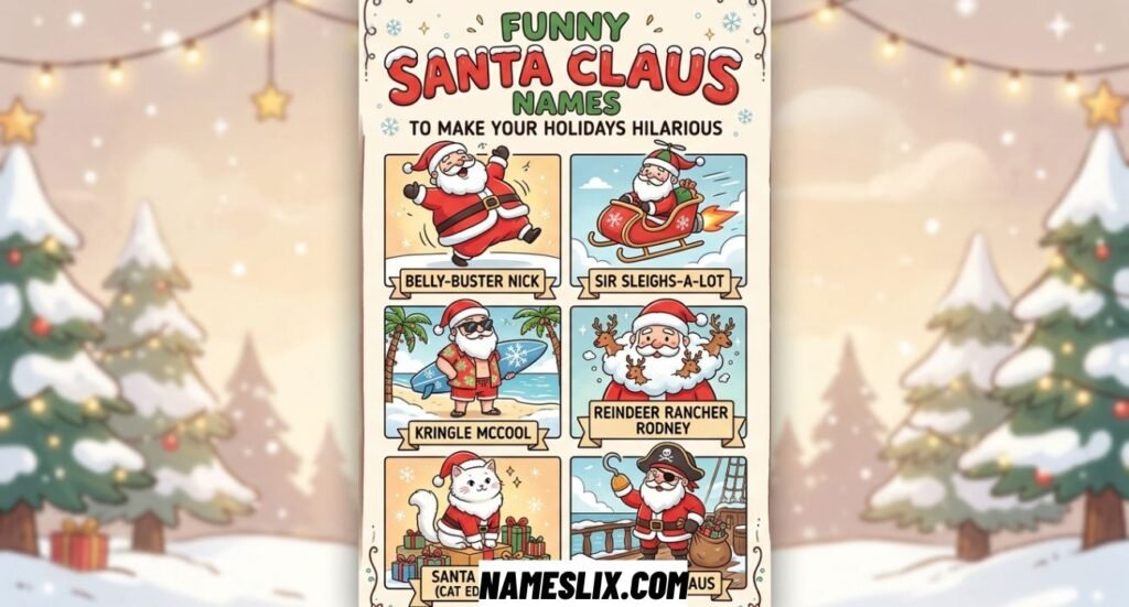 Funny Santa Claus Names