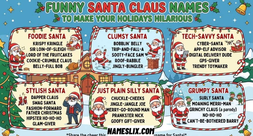 Funny Santa Claus Names