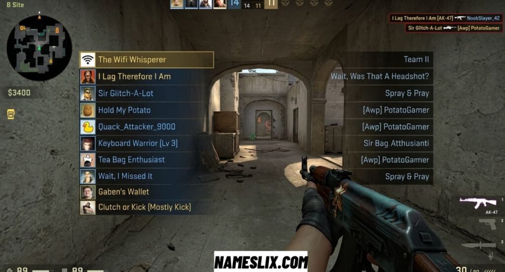 Funny Steam Names