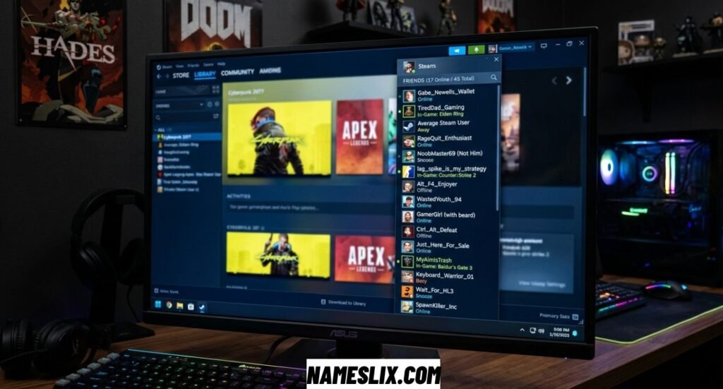 Funny Steam Names