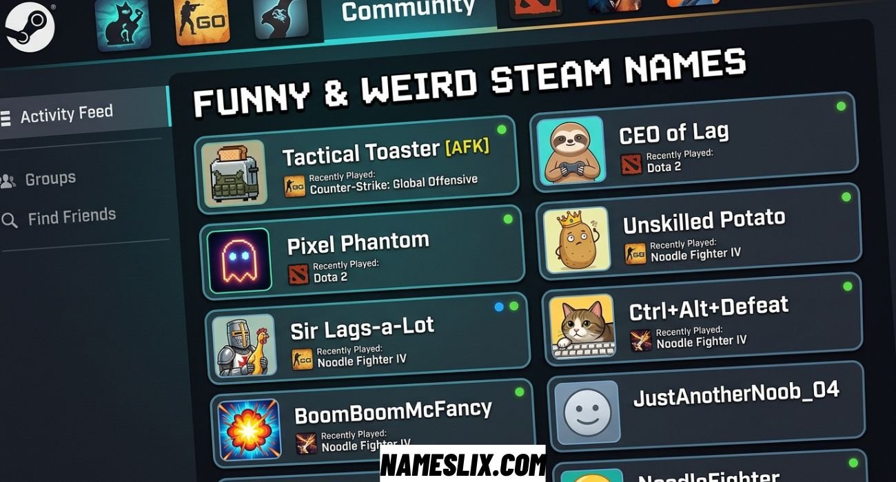 Funny Steam Names