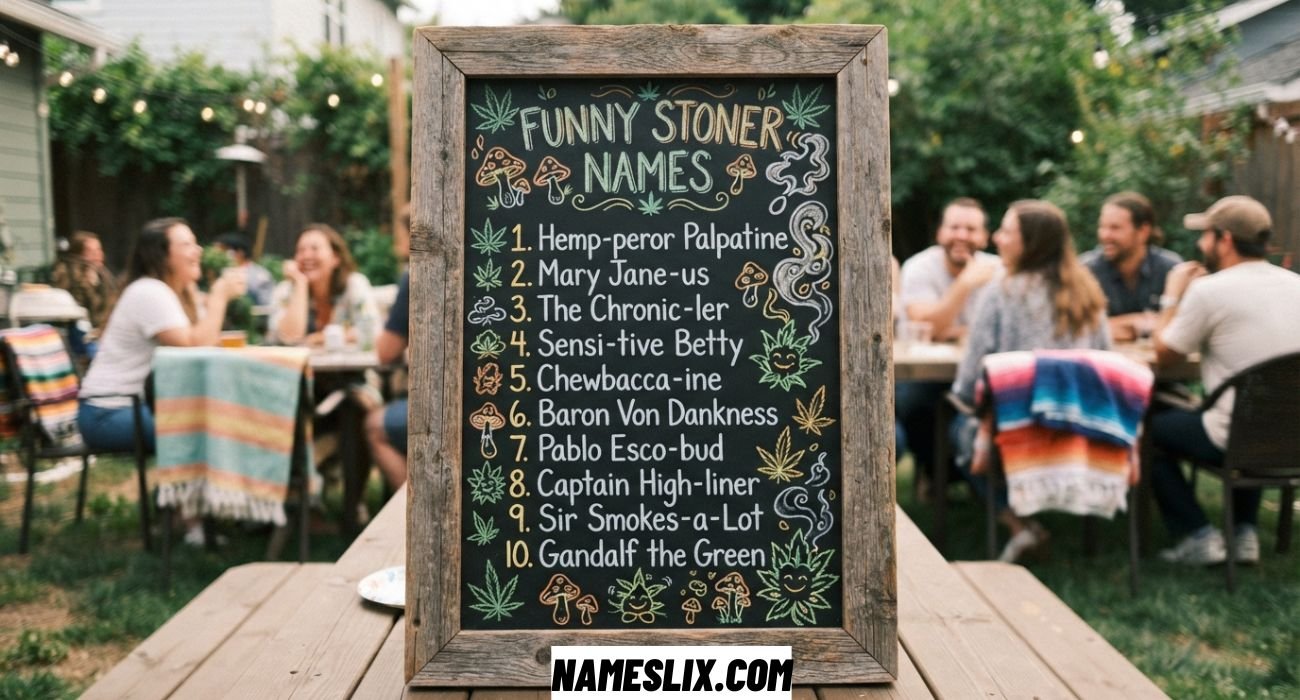 Funny Stoner Names