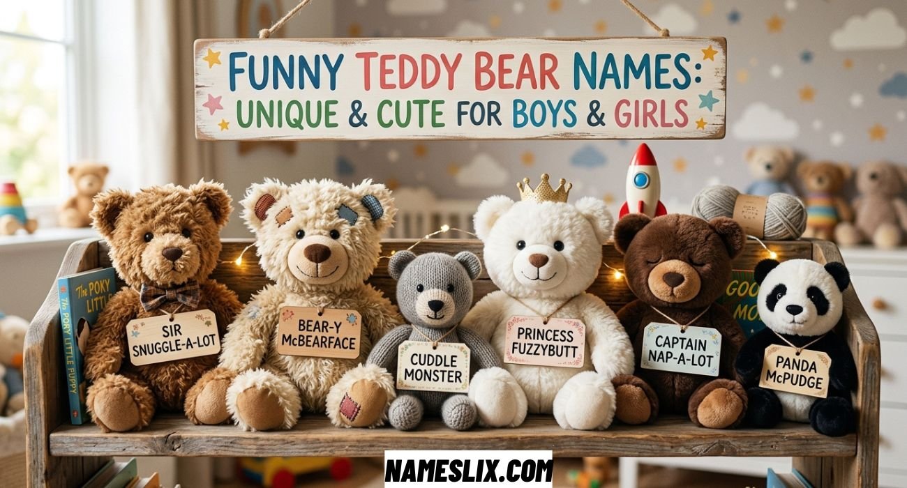 Funny Teddy Bear Names