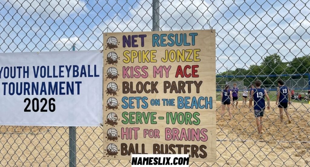 Funny Volleyball Team Names