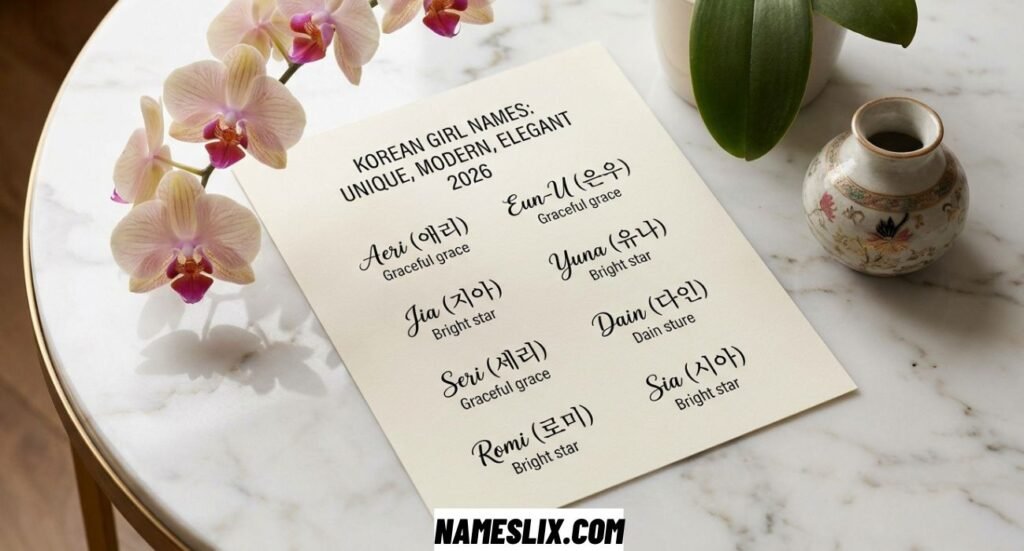 Korean Girl Names