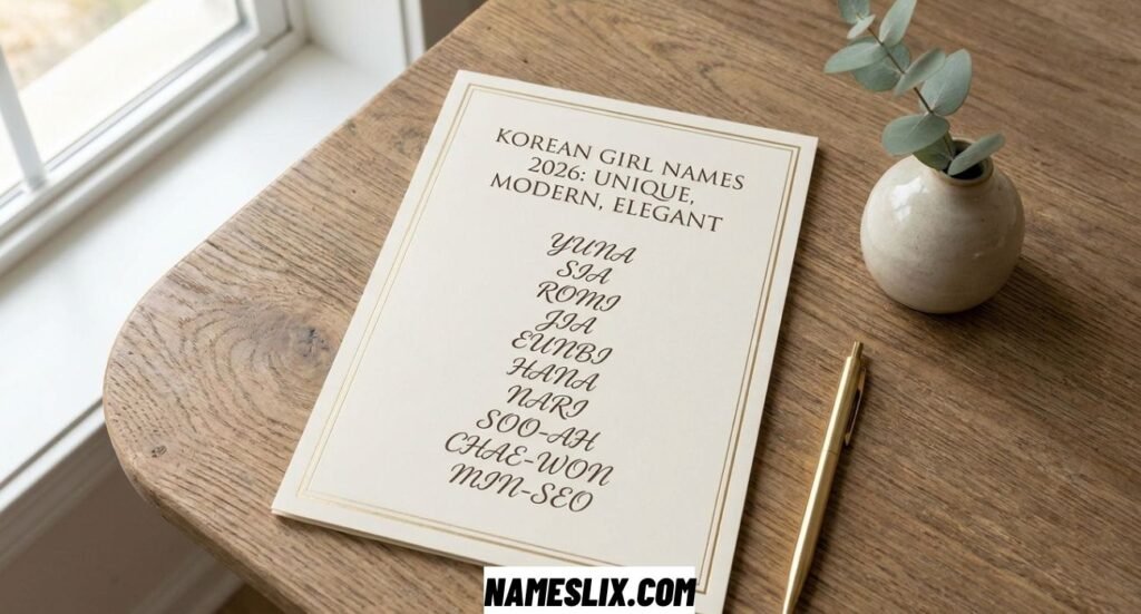 Korean Girl Names