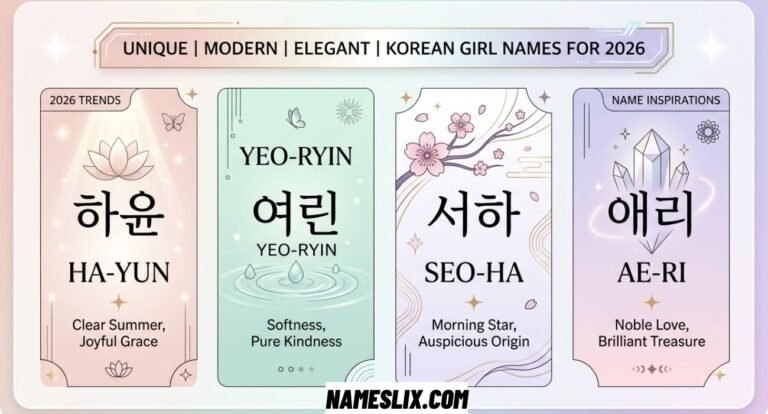 Korean Girl Names